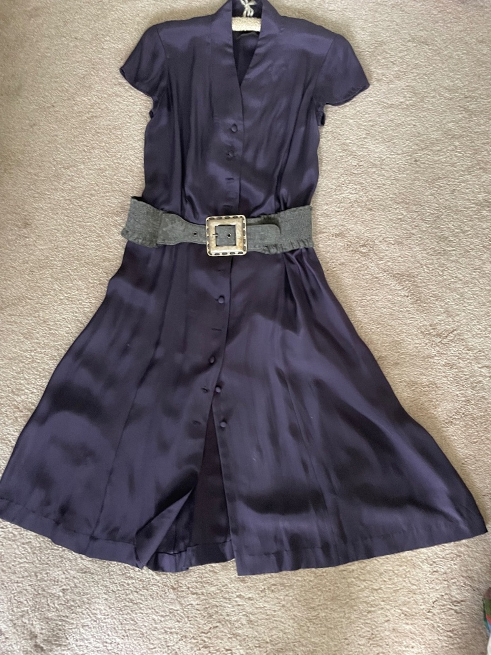 flattering tailored silk dress